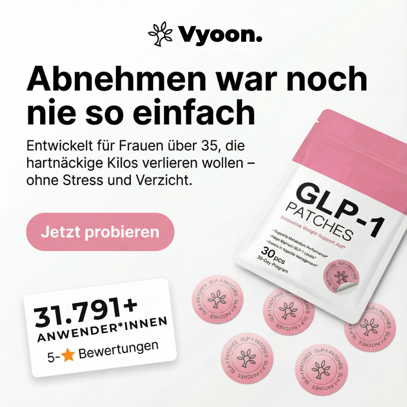 Abnehm-Pflaster GLP-PLANT: 10 Sekunden Abnehm-Routine