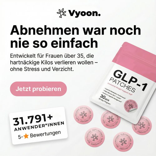 Abnehm-Pflaster GLP-PLANT: 10 Sekunden Abnehm-Routine