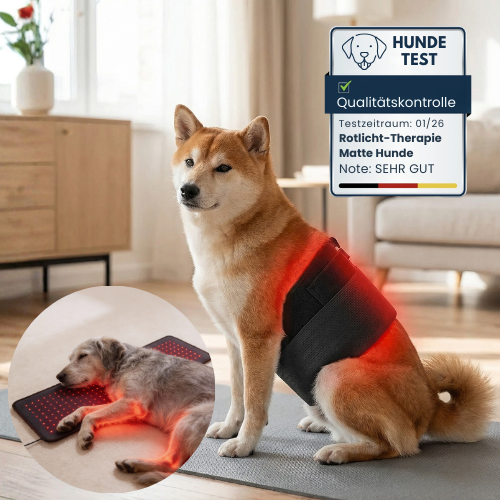 Vyroon RedPet Hunde Rotlichttherapie-Matte & Gürtel