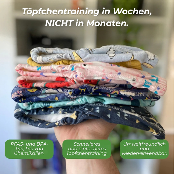 Vyroon Trockenhelden™ - Die Unterwäsche fürs Töpfchentraining