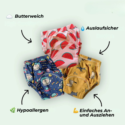 Vyroon Trockenhelden™ - Die Unterwäsche fürs Töpfchentraining