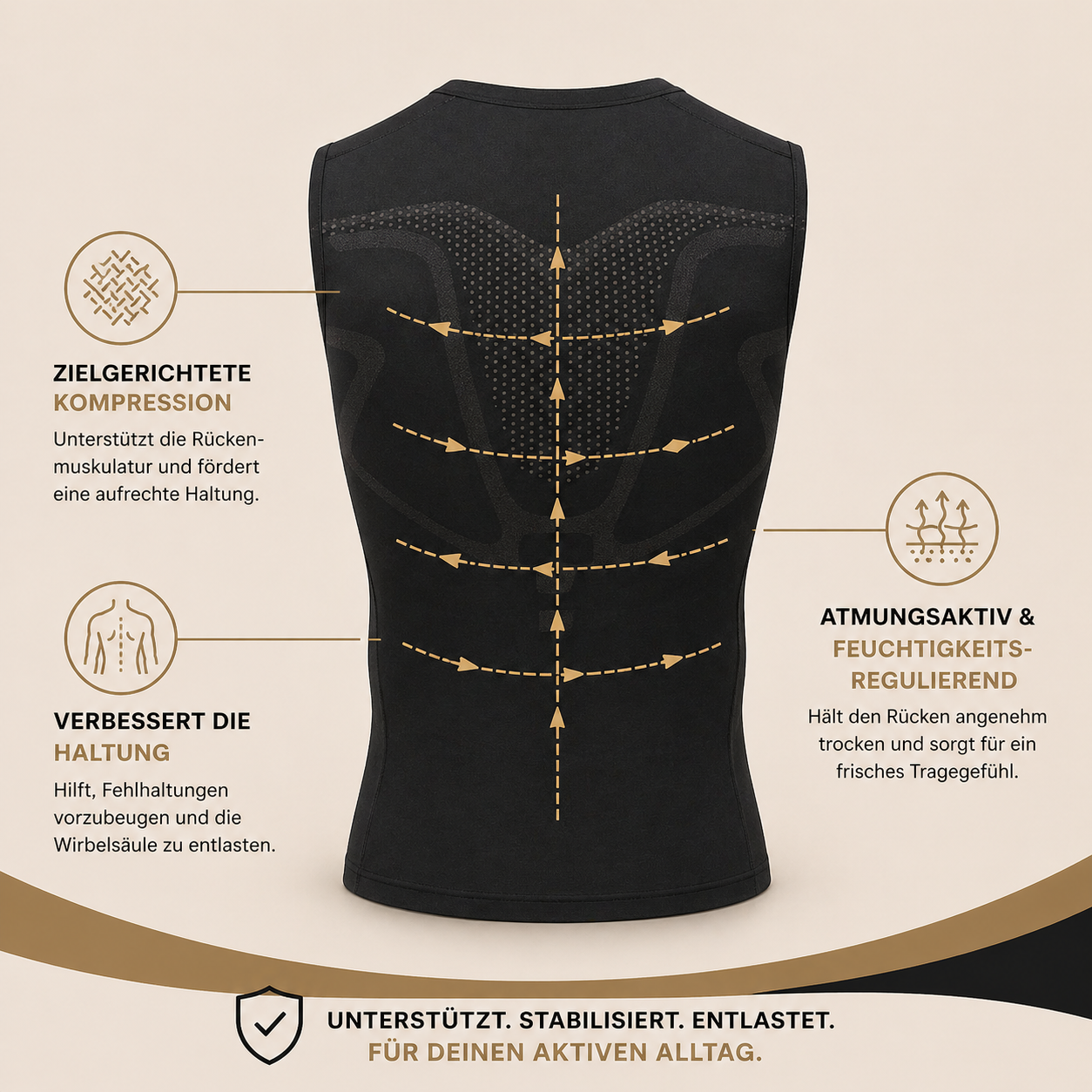 Vyroon PowerWest™ - Das Form-Shirt für Männer